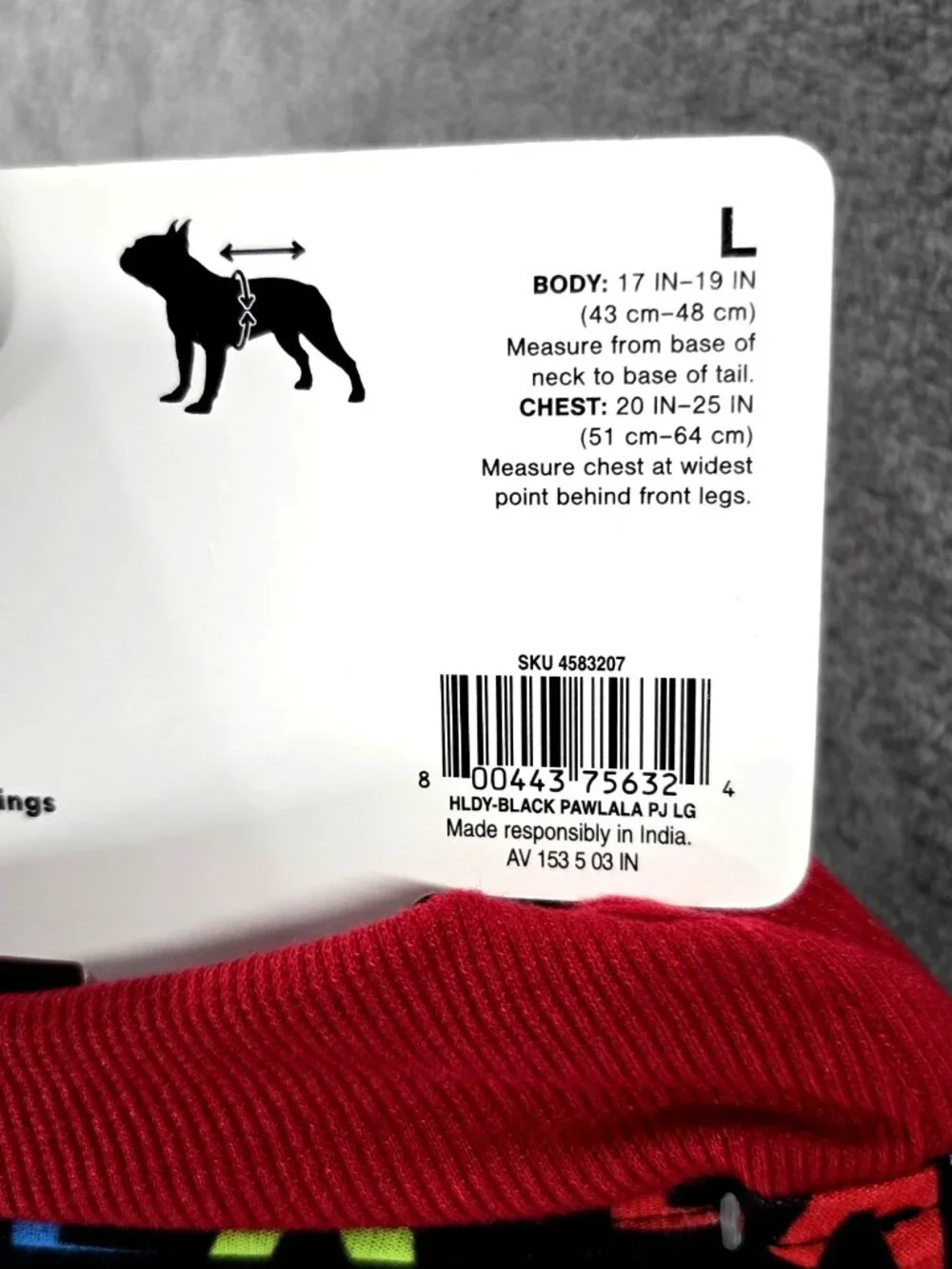 Petco Merry Makings Christmas Holiday PJs Dog Pet Apparel Clothes Size Large New